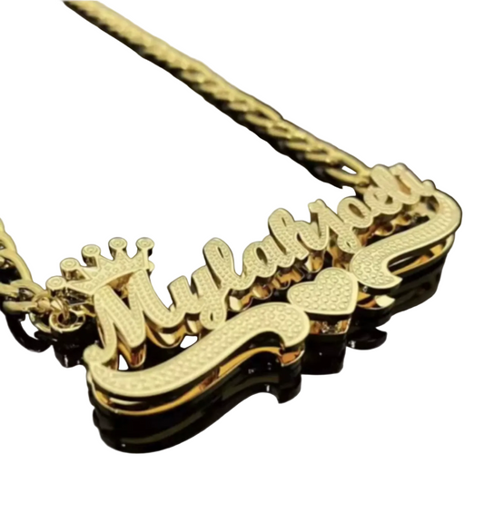 Crown Name Neckalce